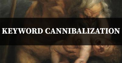 Keyword cannibalization. Κανιβαλισμός λέξεων-κλειδιών, πίνακας - cover
